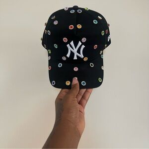 Rainbow Bling New York Yankees Hat